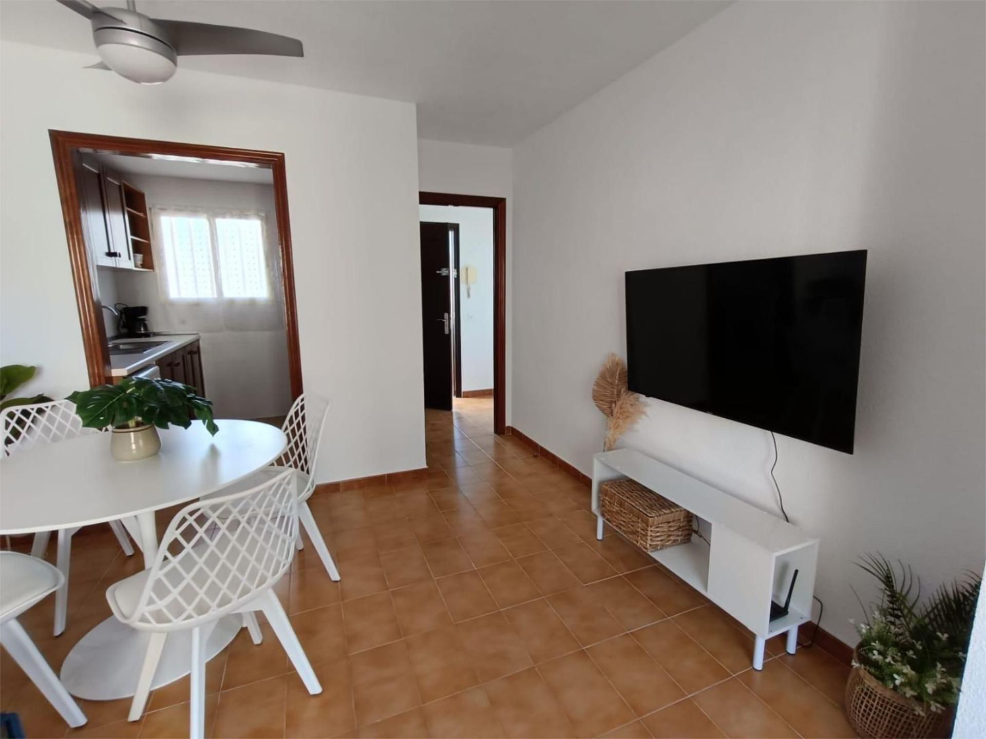 Flat for sale in Carrer Xaloc, 30, Calpe / Calp Living room of Flat for sale in Calpe / Calp with Air Conditioner, Terrace and Swimming Pool