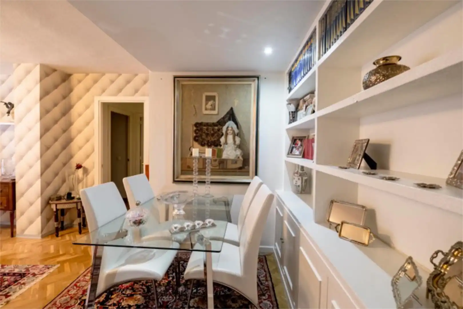 Dining room of Flat for sale in Pozuelo de Alarcón  with Air Conditioner, Swimming Pool and Balcony