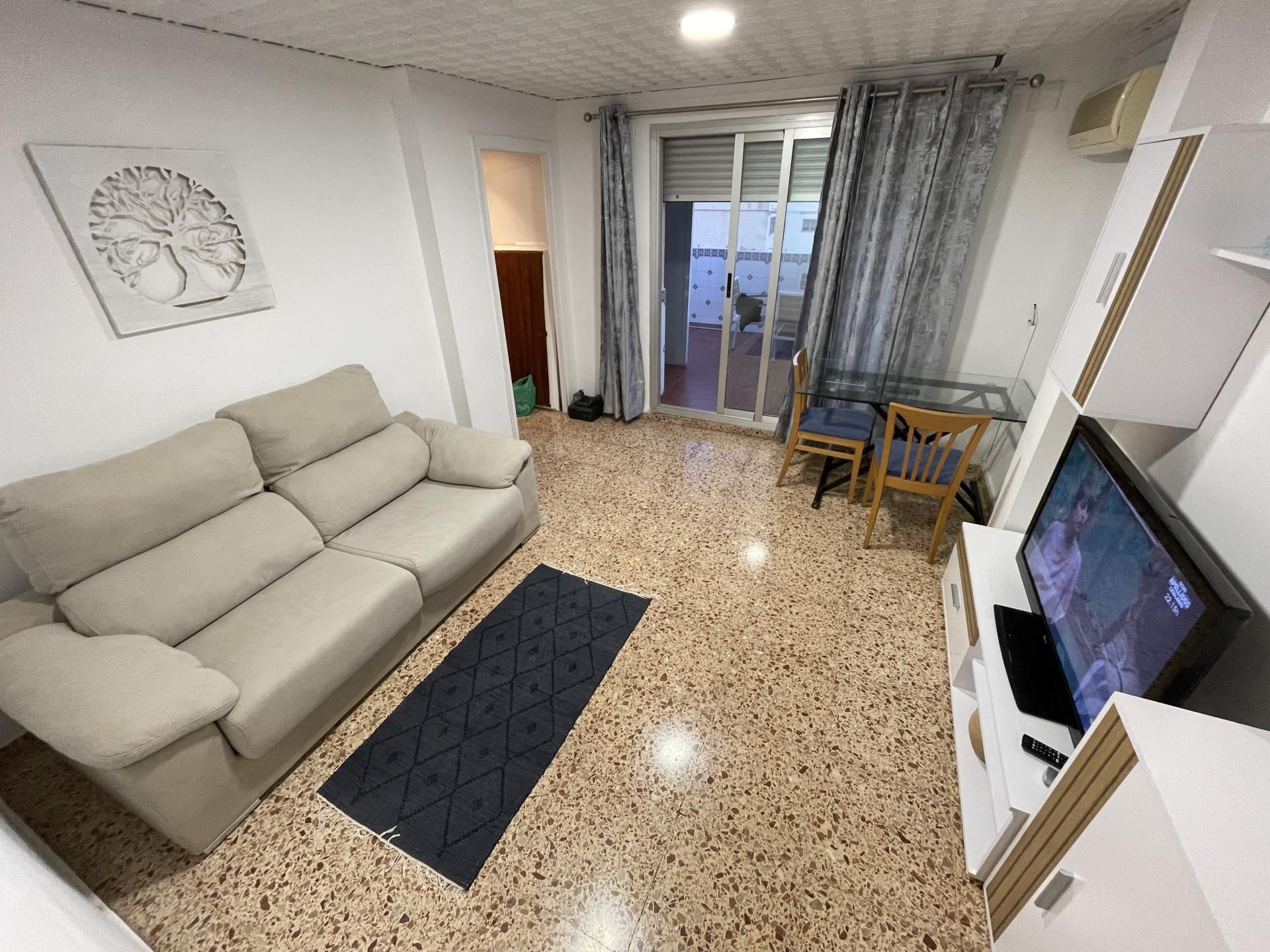 Pis de lloguer a Carrer Segon Pati, 55, Carlet Sala d'estar de Pis de lloguer en Carlet amb Aire condicionat, Terrassa i Traster