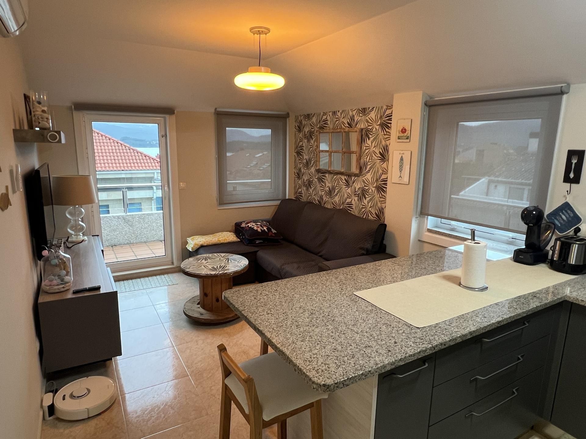 Flat to rent in Rúa Irmáns Insua, 21, Rianxo Living room of Flat to rent in Rianxo with Air Conditioner, Heating and Terrace