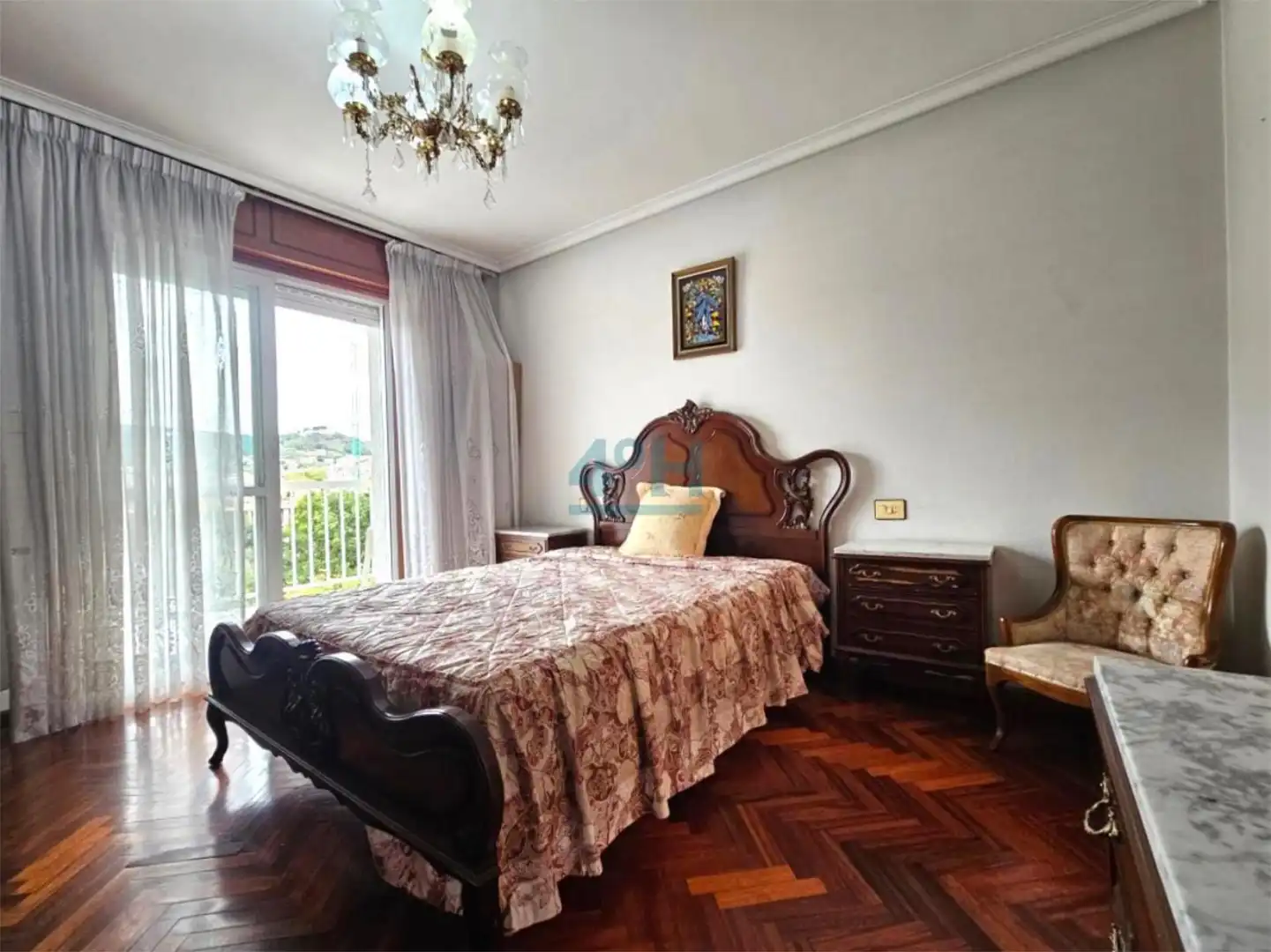 Bedroom of Duplexes for sale in Ourense Capital   with Terrace, Storage room and Furnished