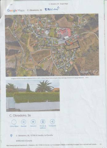Terreno en Venta en Rúa Obradoiro, 36 en Mesoiro