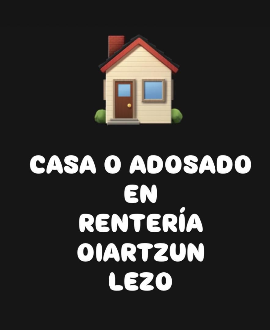 Jardí de Casa adosada en venda en Errenteria amb Jardí privat