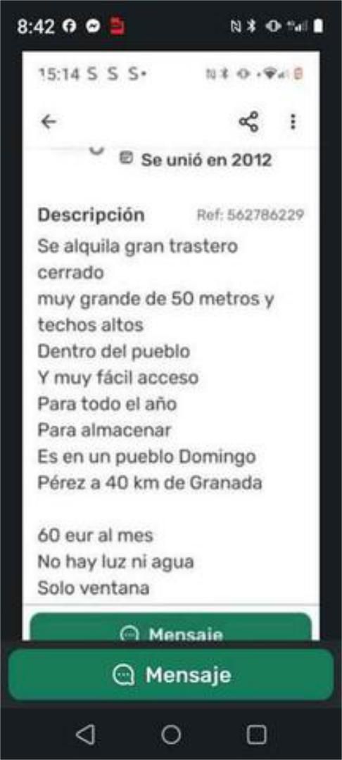 Parking de Trastero de alquiler en Iznalloz