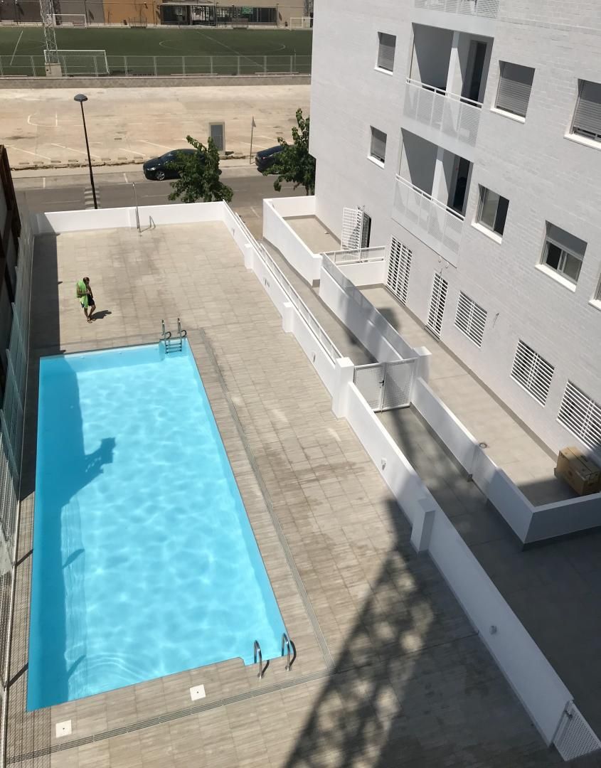 Swimming pool of Flat for sale in Aldaia  with Parquet flooring, Terrace and Storage room