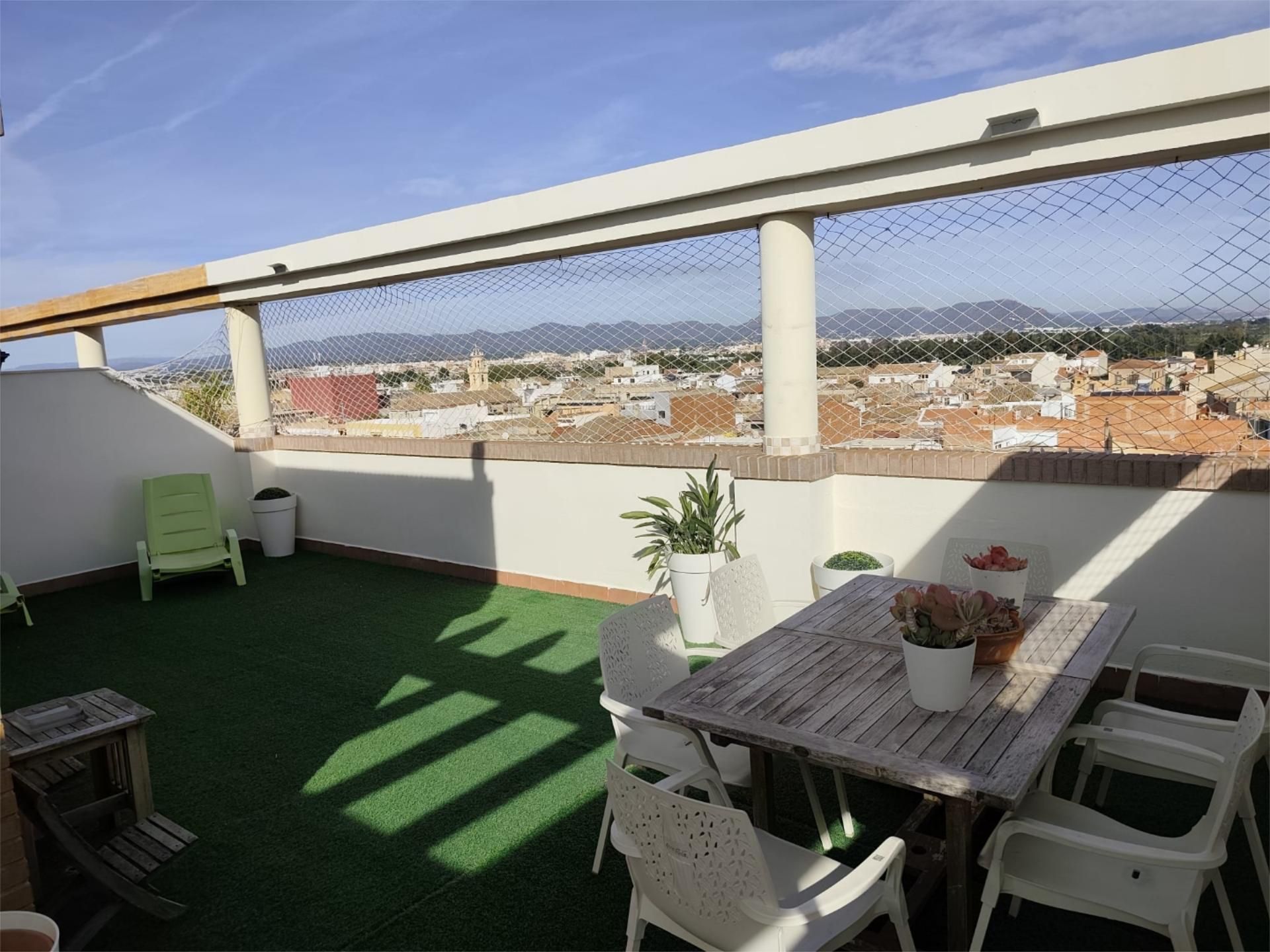 Terrace of Flat to rent in Massalfassar  with Air Conditioner, Heating and Private garden