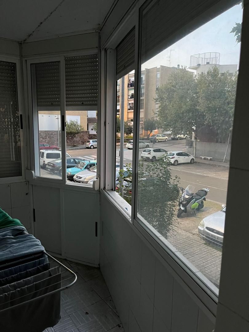Parking of Flat to rent in Mérida  with Air Conditioner, Heating and Furnished