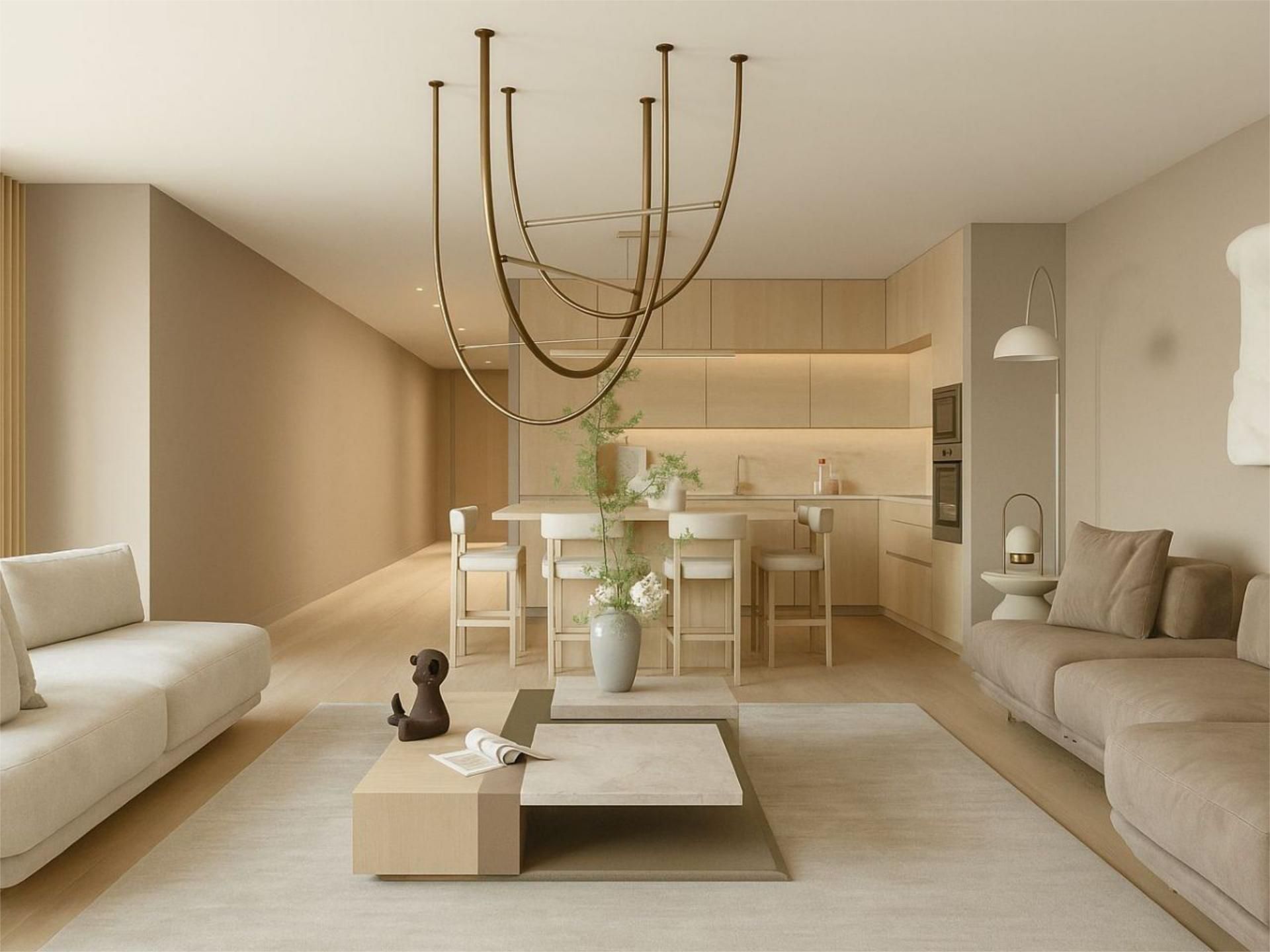 Sala de estar de Piso en venta en  Madrid Capital