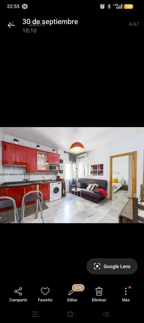 Kitchen of Flat to rent in Málaga Capital  with Air Conditioner