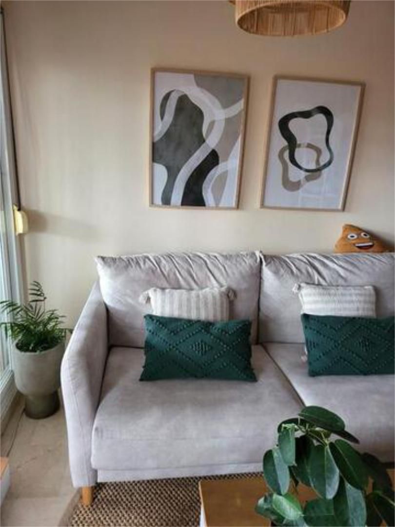 Attic to rent in Bajadilla - Fuente Nueva Living room of Attic to rent in Algeciras with Heating, Private garden and Terrace