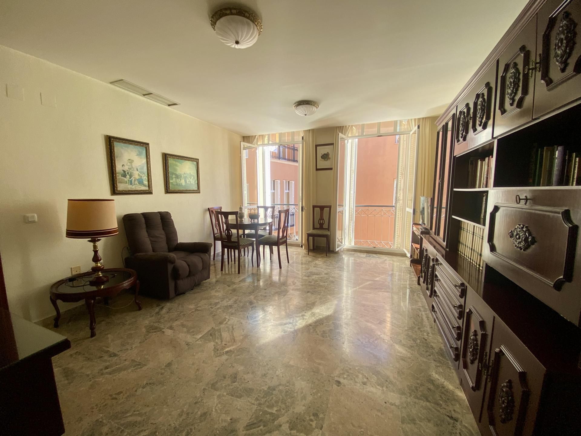 Living room of Flat for sale in Jerez de la Frontera  with Terrace, Furnished and Community parking