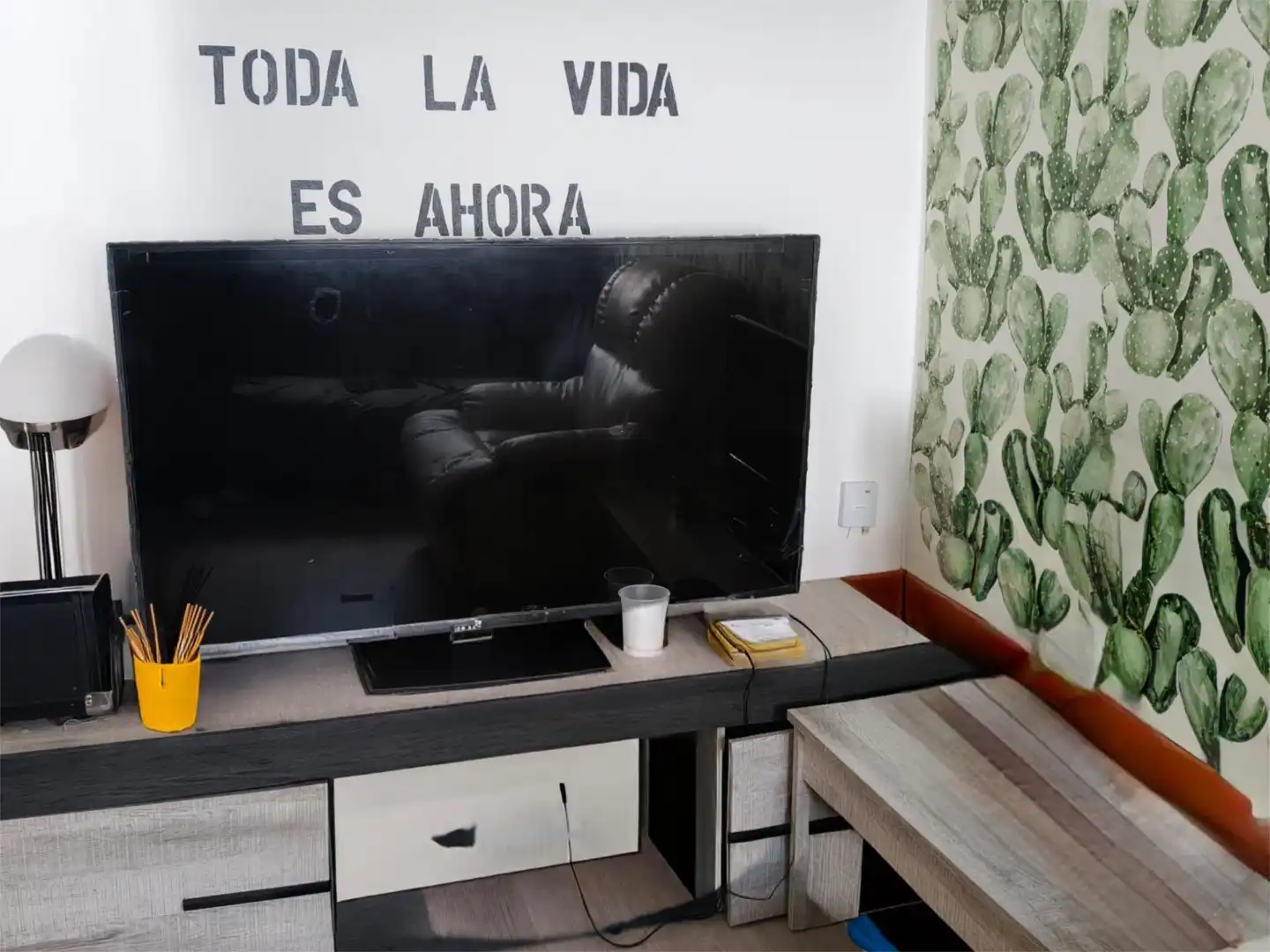 Sala de estar de Piso en venta en Arrasate / Mondragón con Calefacción, Amueblado y Balcón