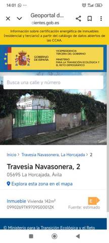 Casa-chalet en Venta en Calle Escuelas, 14 en La Horcajada