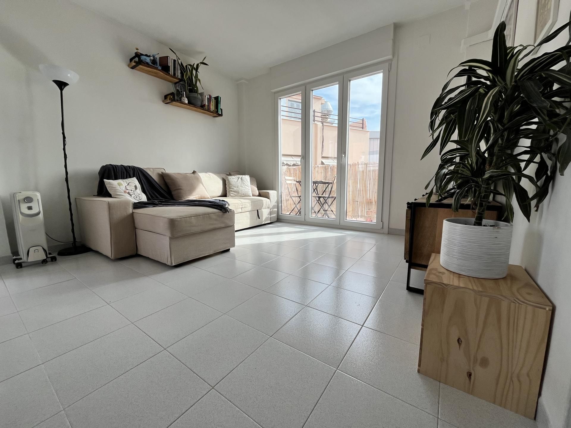 Living room of Flat for sale in  Tarragona Capital  with Air Conditioner, Terrace and Balcony