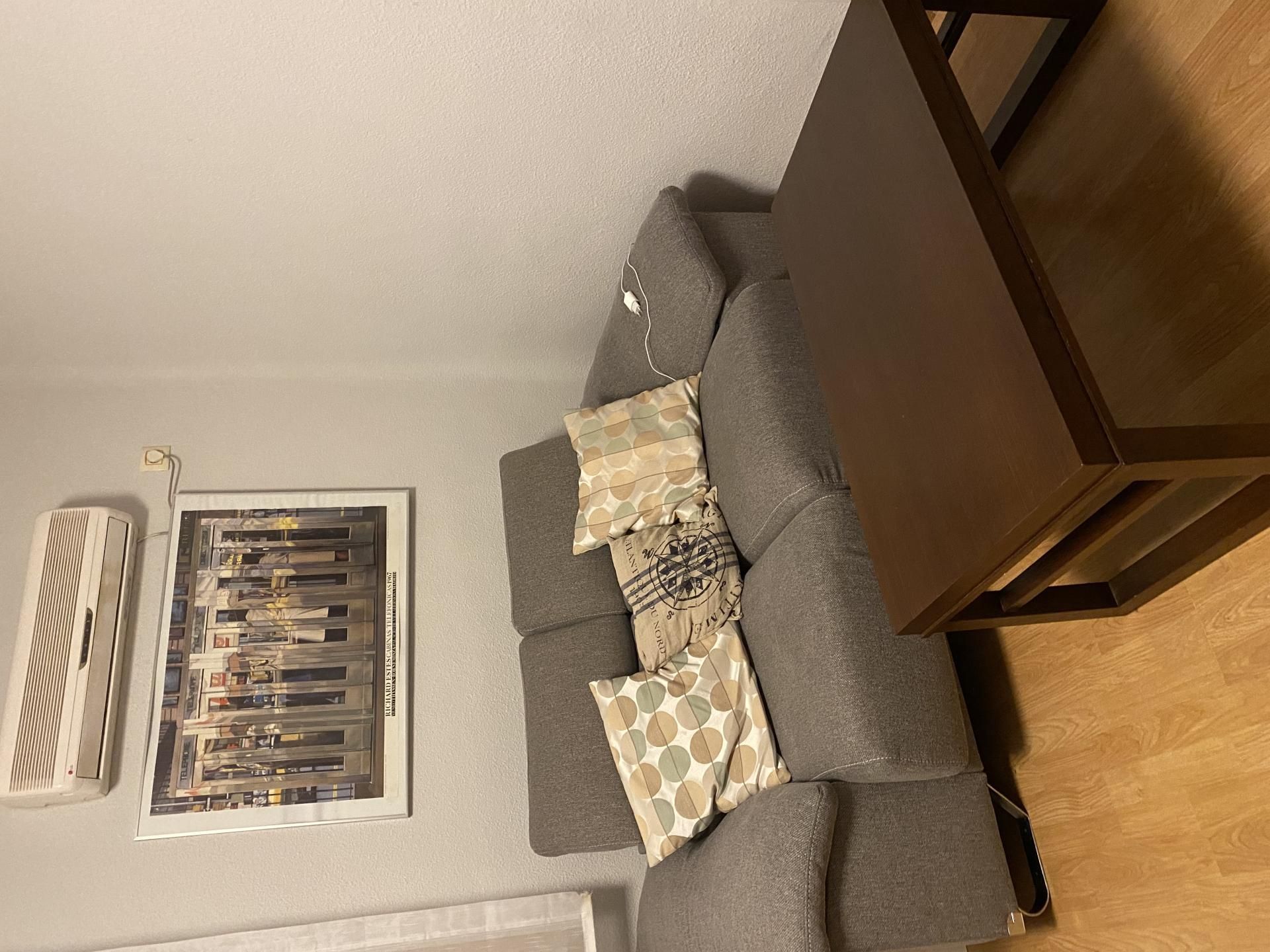 Living room of Flat to share in  Toledo Capital  with Air Conditioner, Heating and Parquet flooring