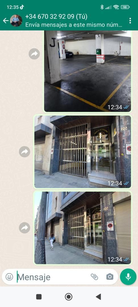 Exterior view of Garage for sale in Bilbao 