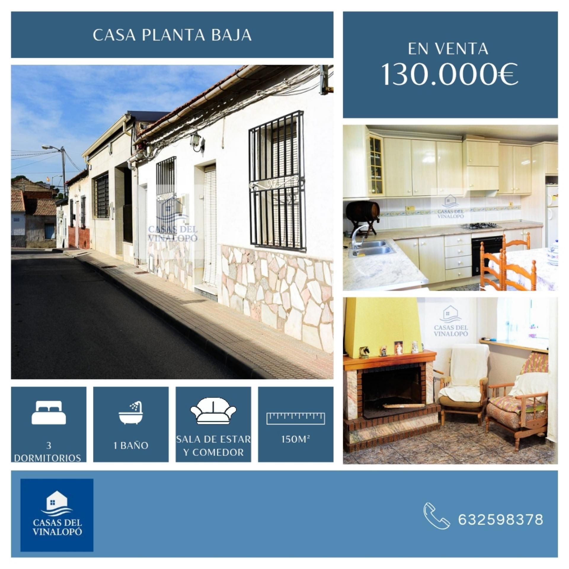 Vista exterior de Planta baixa en venda en Orihuela amb Aire condicionat, Calefacció i Jardí privat