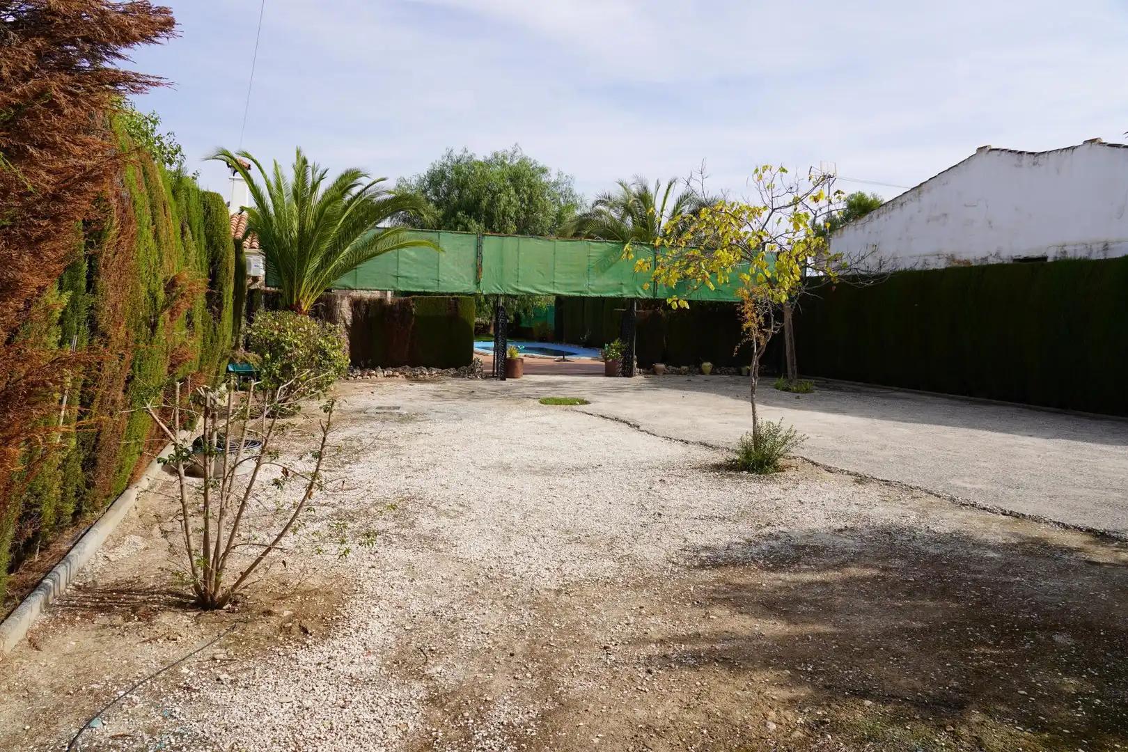 Jardí de Casa o xalet en venda en Huétor Tájar amb Aire condicionat, Terrassa i Piscina
