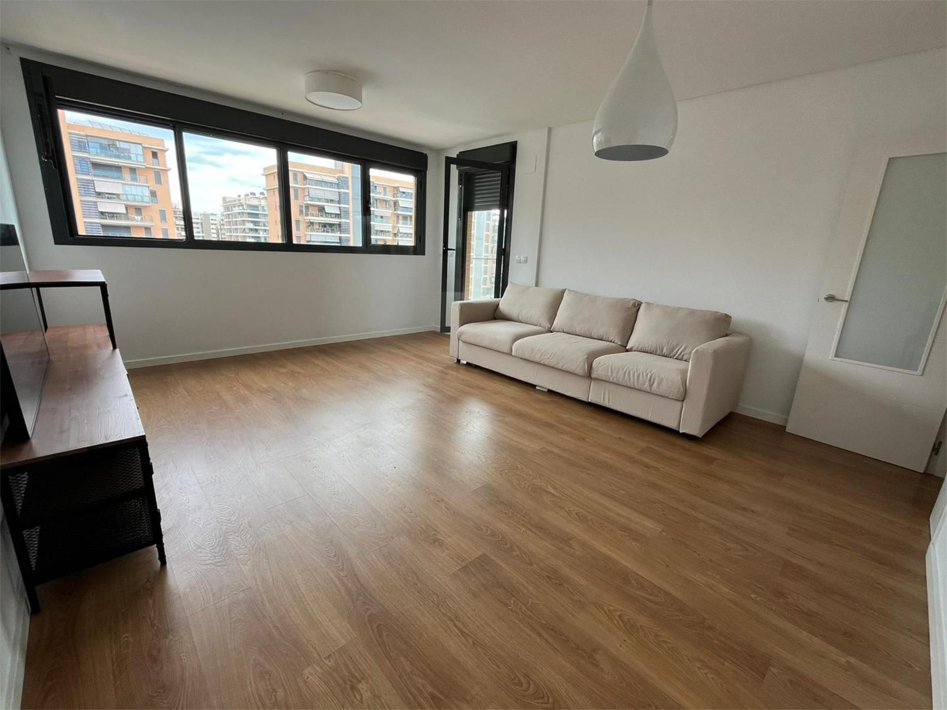 Sala d'estar de Pis de lloguer en Alicante / Alacant amb Aire condicionat, Calefacció i Jardí privat