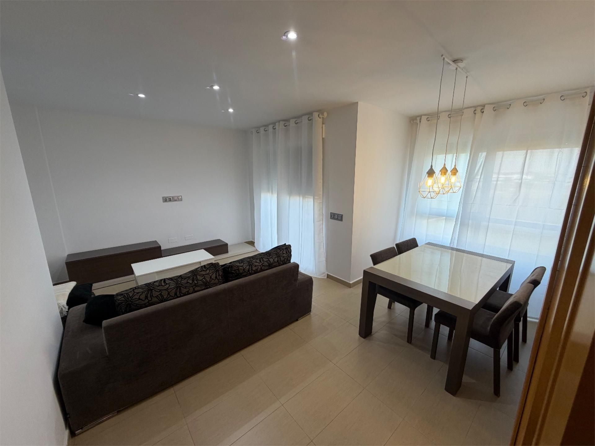 Sala de estar de Piso de alquiler en  Murcia Capital con Trastero, Amueblado y Parking comunitario