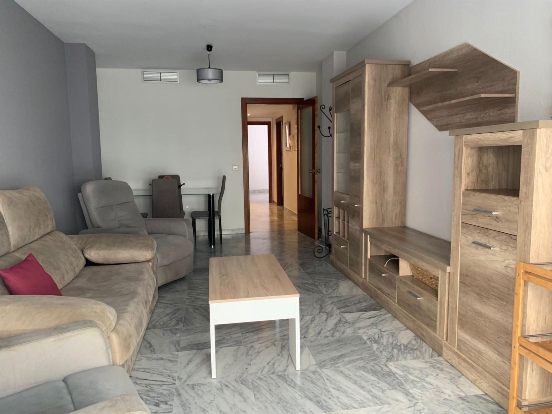 Sala d'estar de Pis de lloguer en  Cádiz Capital amb Moblat i Balcó