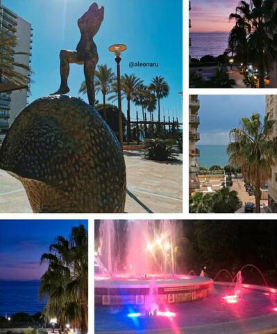 Vista exterior de Estudi de lloguer en Marbella amb Calefacció, Terrassa i Moblat