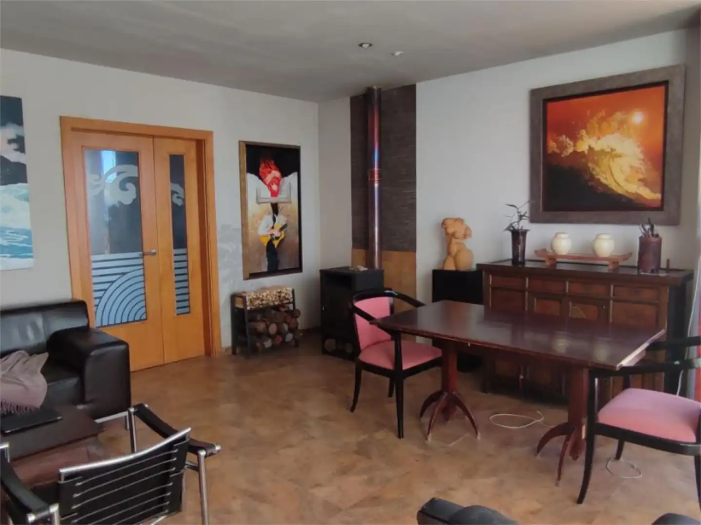 Wohnung zum Verkauf in Carrer Pirineus, 3, Les Borges Blanques Wohnzimmer von Wohnung zum Verkauf in Les Borges Blanques mit Klimaanlage und Terrasse