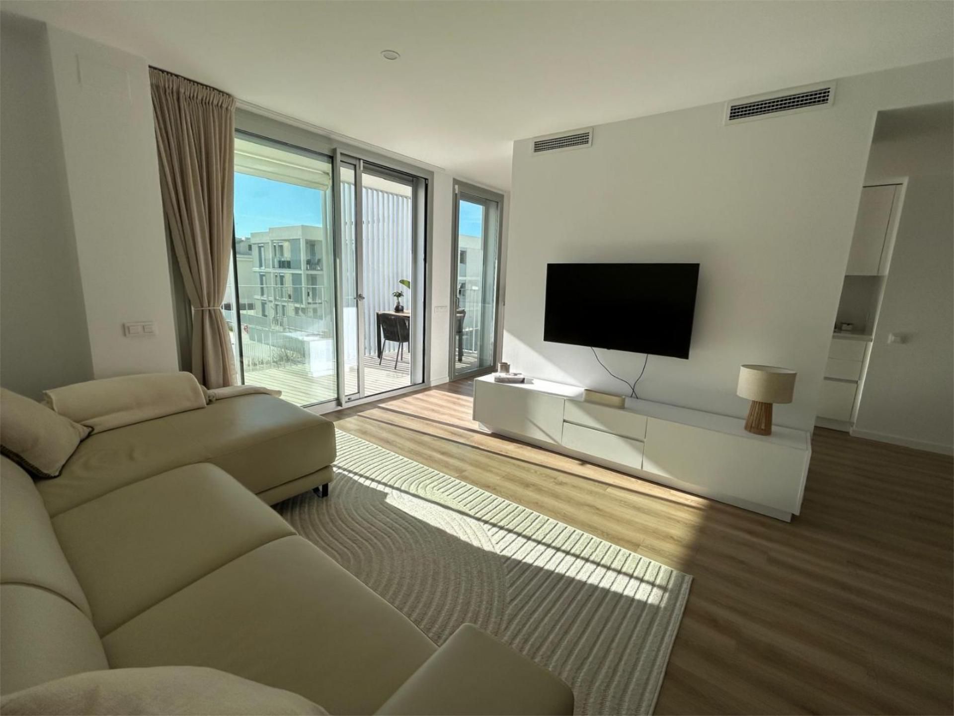 Sala de estar de Piso en venta en El Masnou con Terraza, Piscina y Balcón