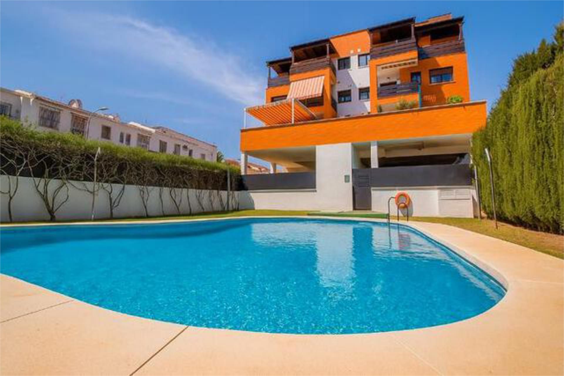 Swimming pool of Flat to rent in Rincón de la Victoria  with Heating, Private garden and Terrace