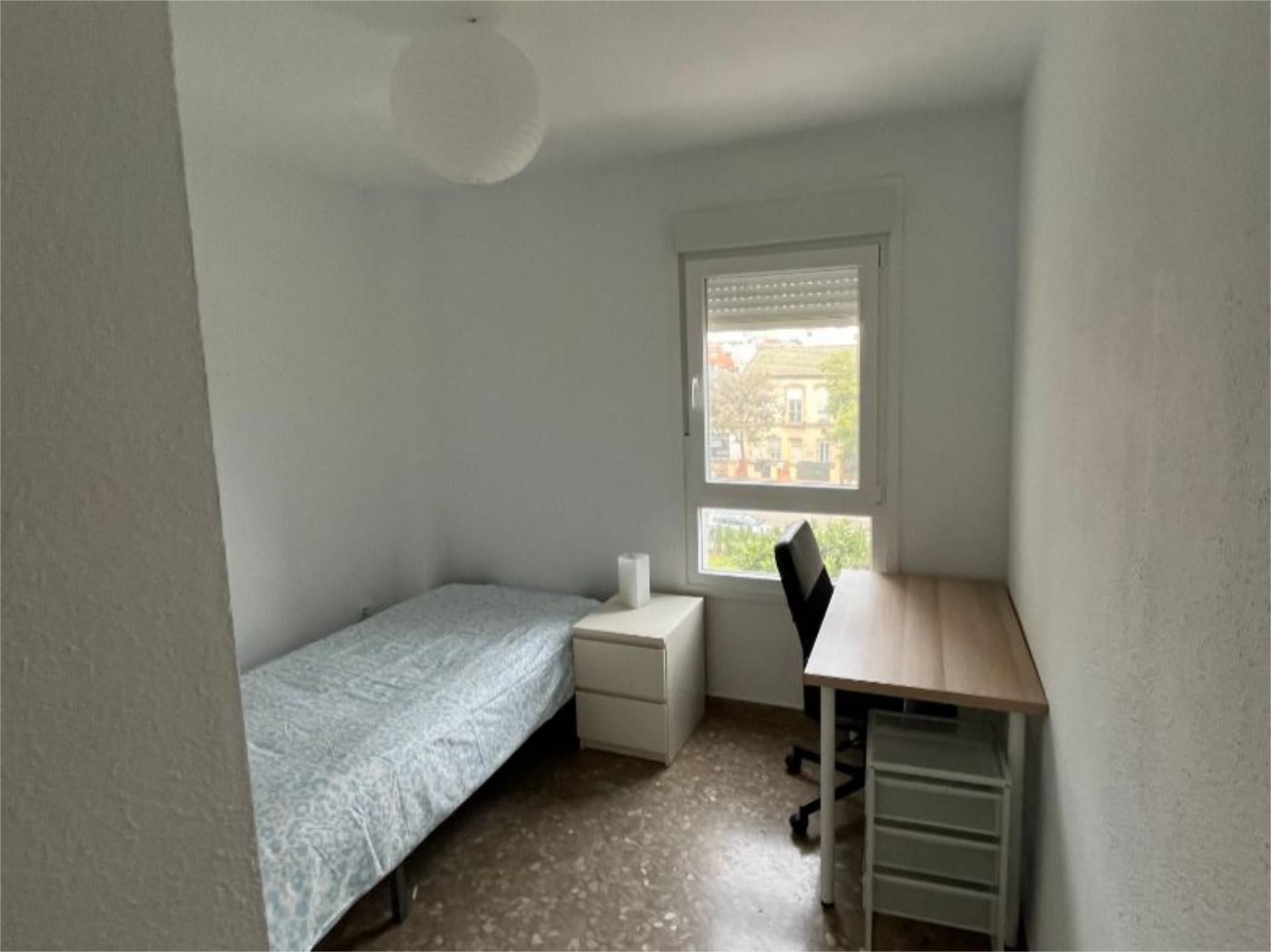 Dormitori de Pis per a compartir en Málaga Capital amb Terrassa, Moblat i Balcó