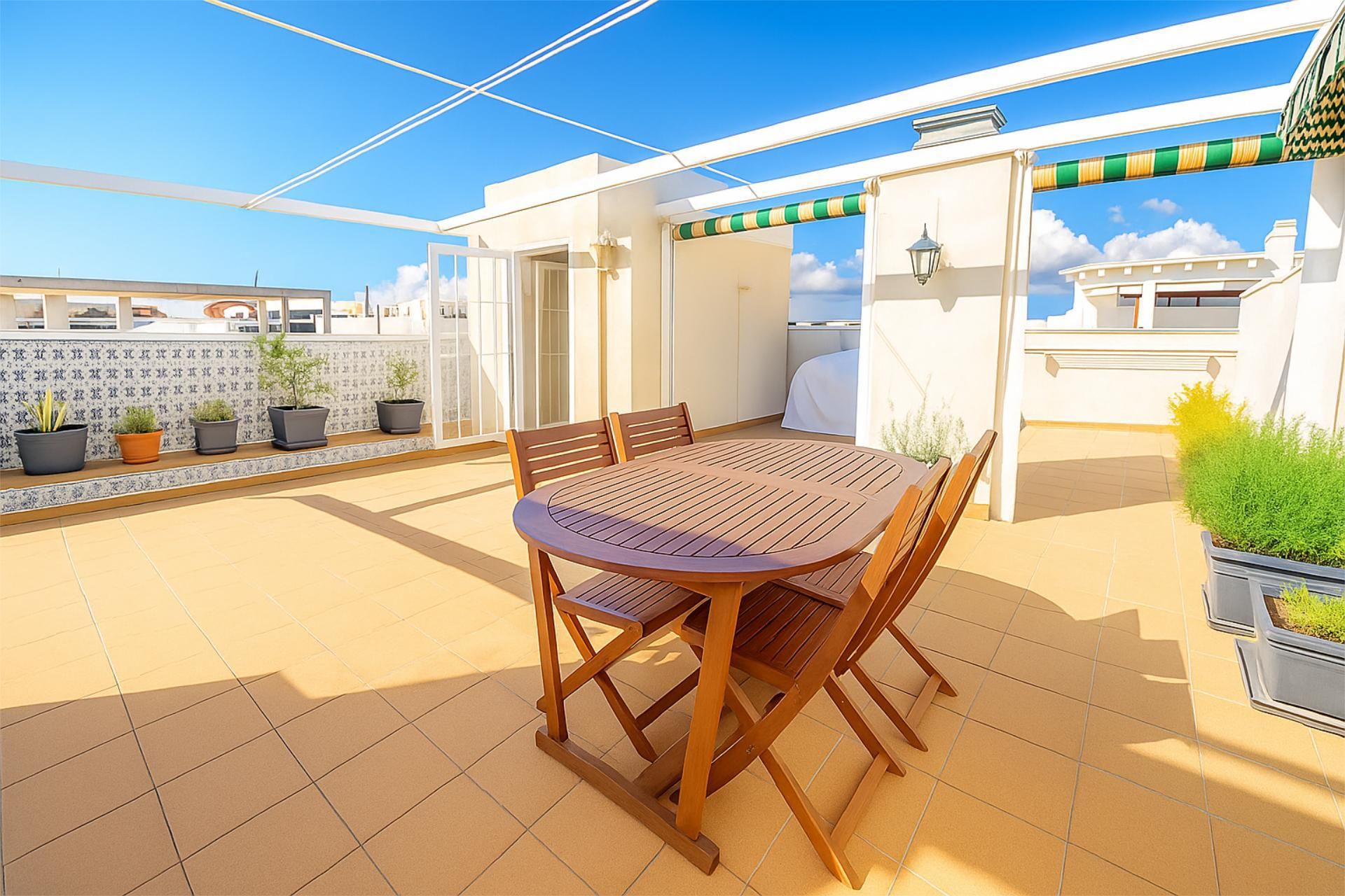 Terrace of Flat for sale in El Campello  with Air Conditioner, Heating and Private garden