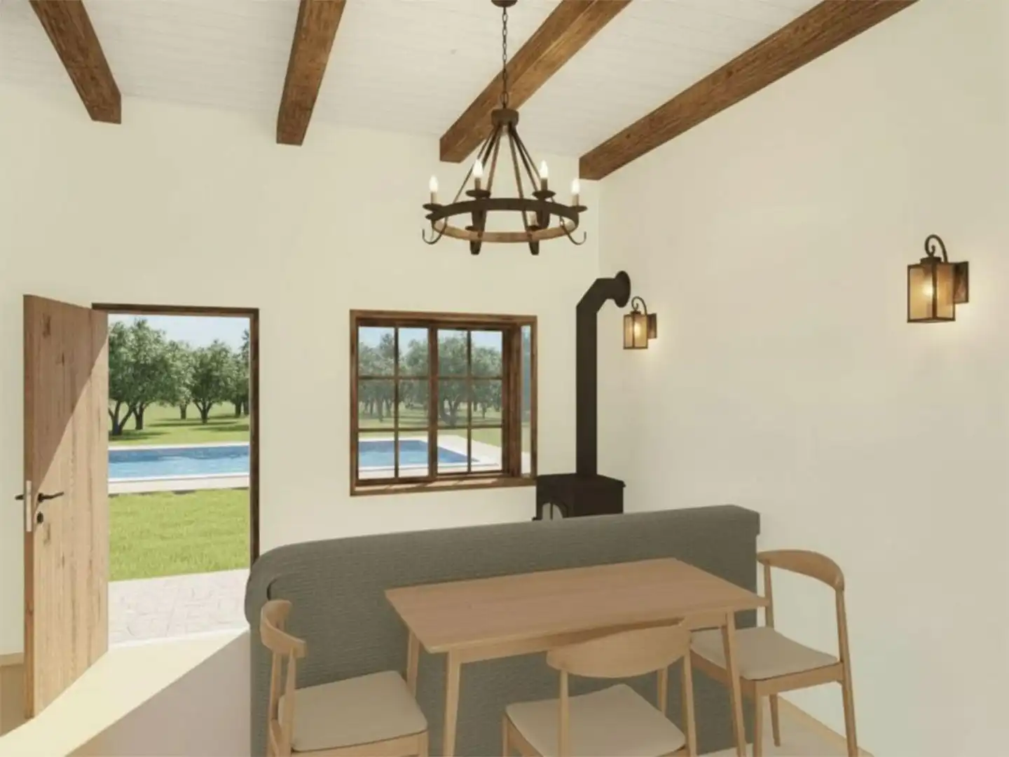 Piso en venta en Calle Mayor, 4, San Agustín Comedor de Piso en venta en San Agustín con Calefacción, Piscina y Amueblado