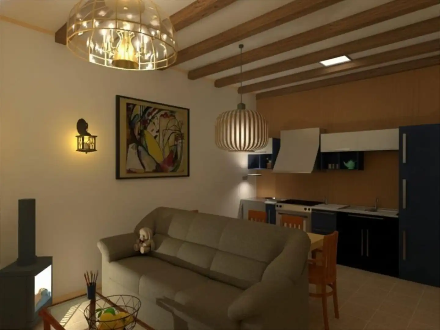 Piso en venta en Calle Mayor, 4, San Agustín Sala de estar de Piso en venta en San Agustín con Calefacción, Piscina y Amueblado
