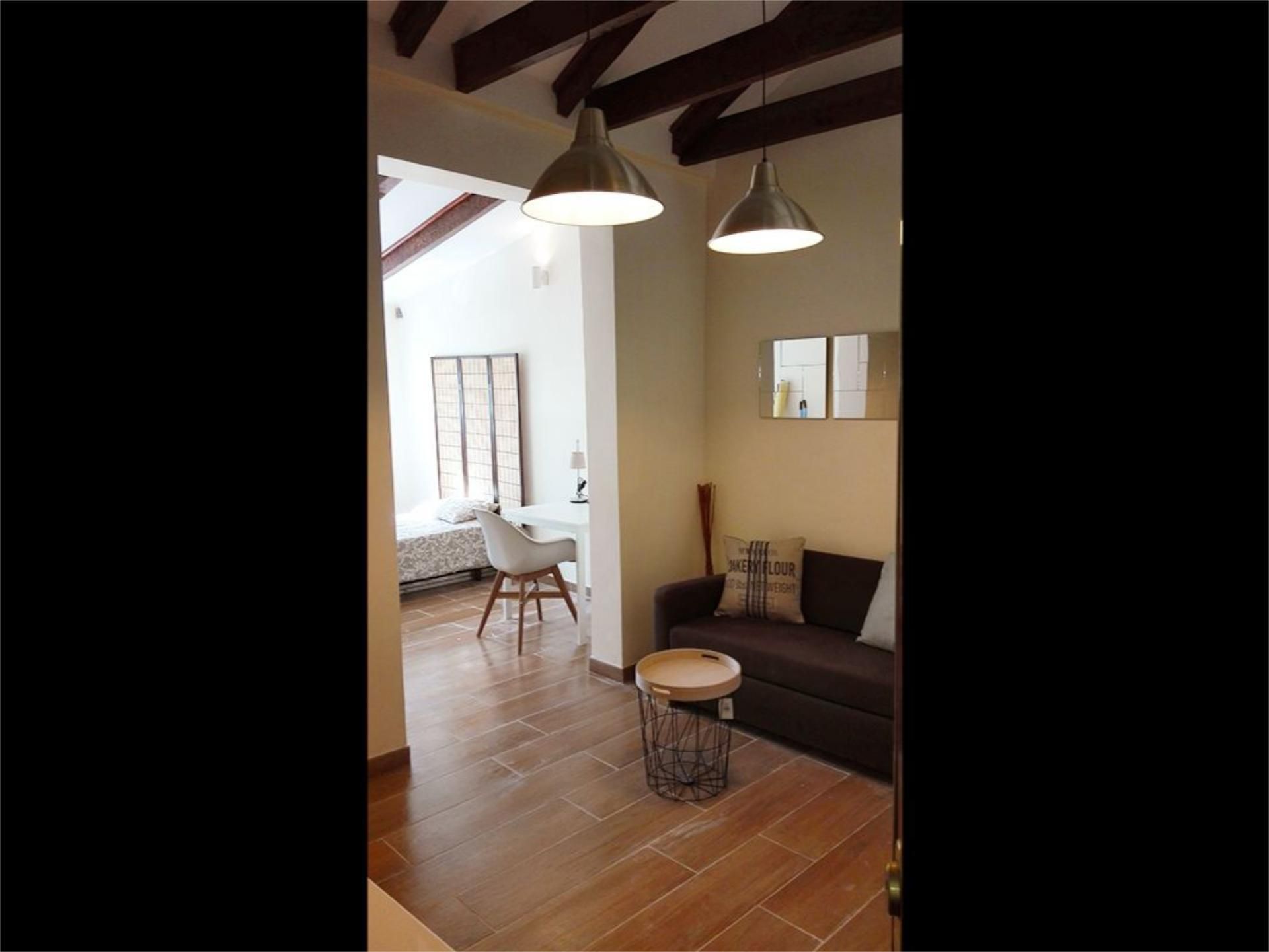 Àtic en venda a Calle del Doctor Piga, 3, Embajadores - Lavapiés Sala d'estar de Àtic en venda en Madrid Capital amb Aire condicionat