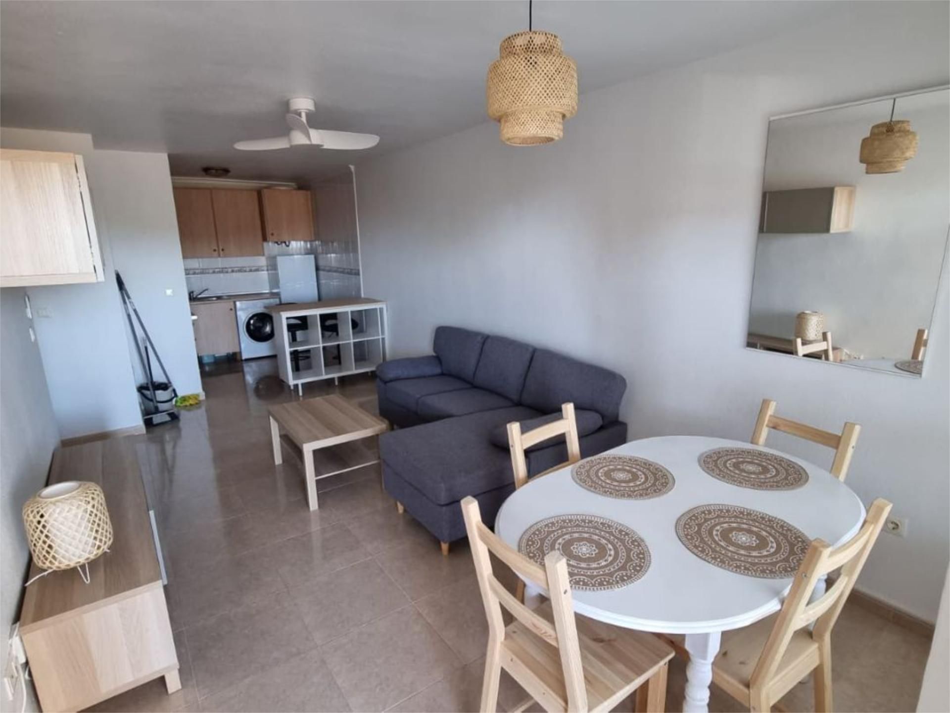 Flat to rent in Calle Lancha, 10, Bolnuevo Living room of Flat to rent in Mazarrón with Terrace, Swimming Pool and Furnished