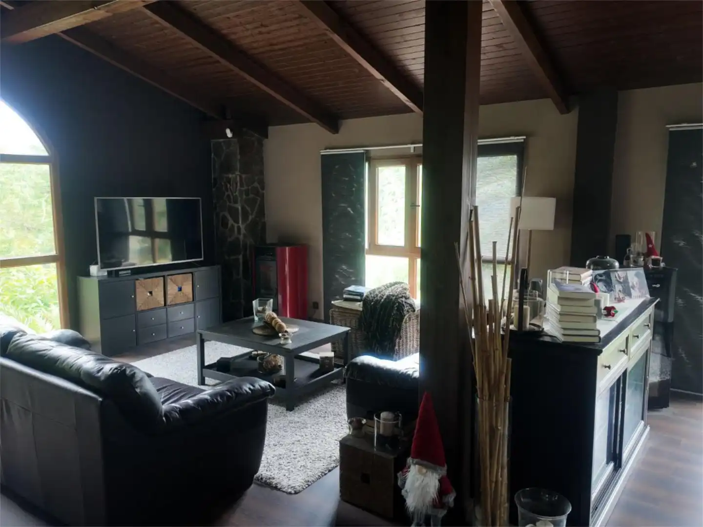 Wohnung zum Verkauf in AS-347, 84, Pravia Wohnzimmer von Wohnung zum Verkauf in Pravia mit Heizung, Privatgarten und Abstellraum