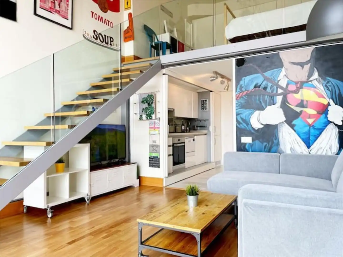 Living room of Lofts for rent in  Valencia Capital