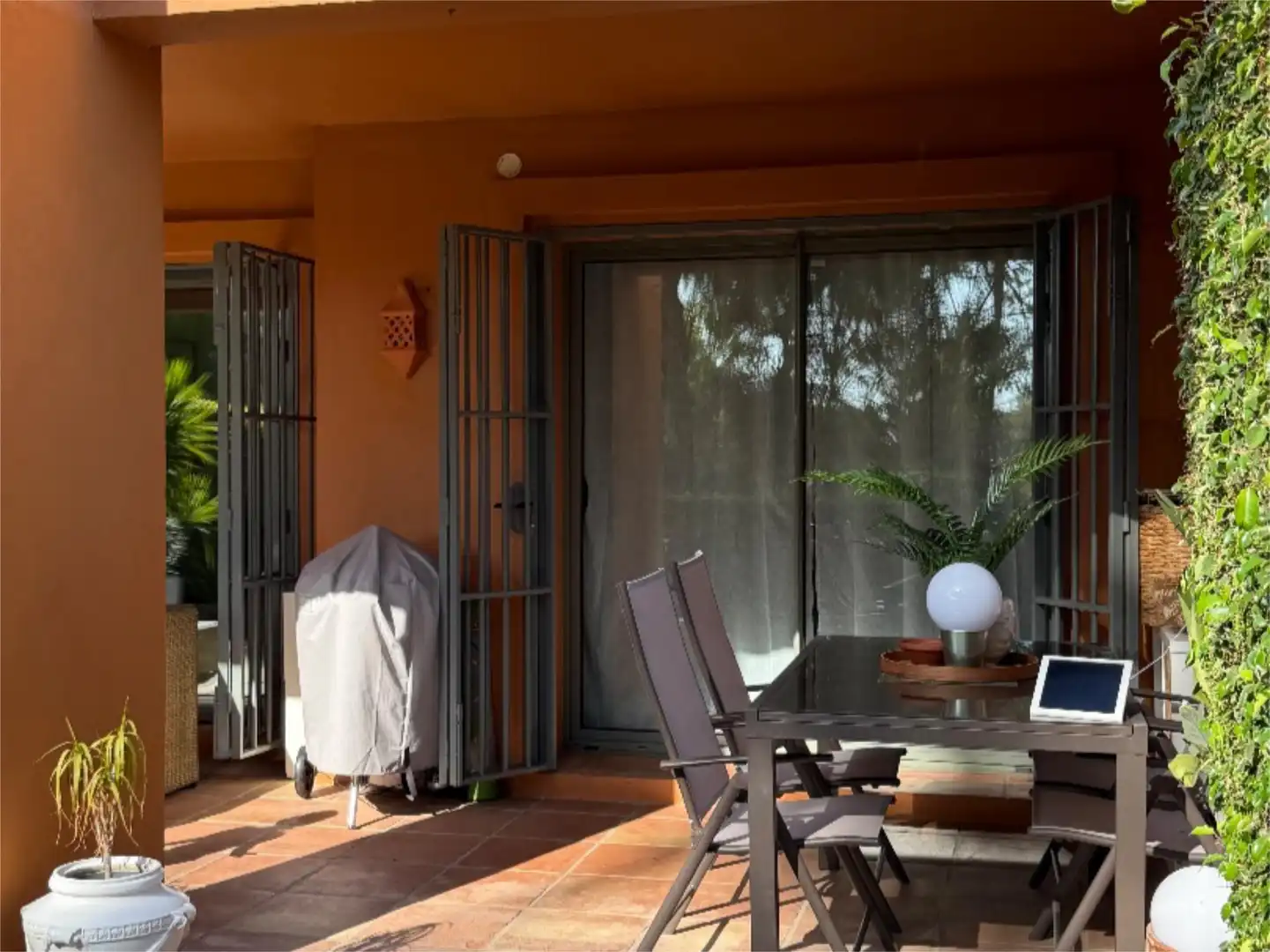 Terrace of Flat for sale in Estepona  with Air Conditioner, Heating and Private garden