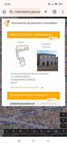 Casa-chalet en Venta en Calle Concepción, 58 en Casasimarro