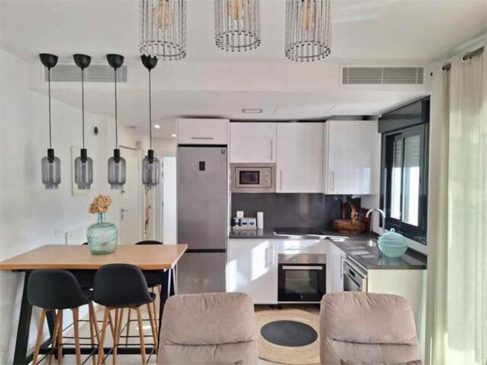 Kitchen of Apartment for sale in Rota  with Terrace and Swimming Pool