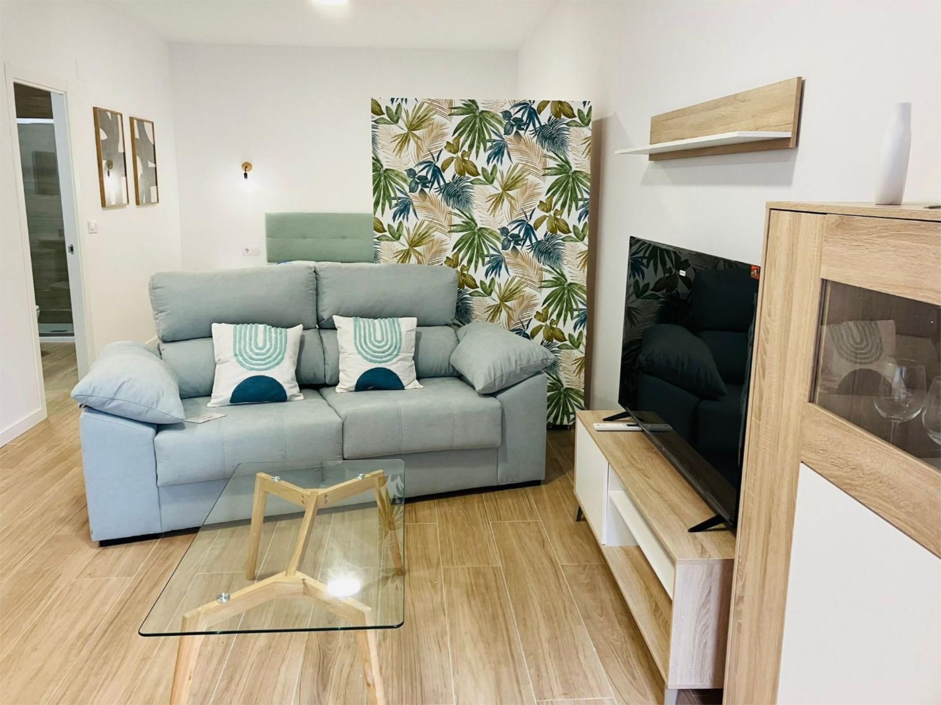 Living room of Apartment to rent in Mérida  with Air Conditioner and Furnished