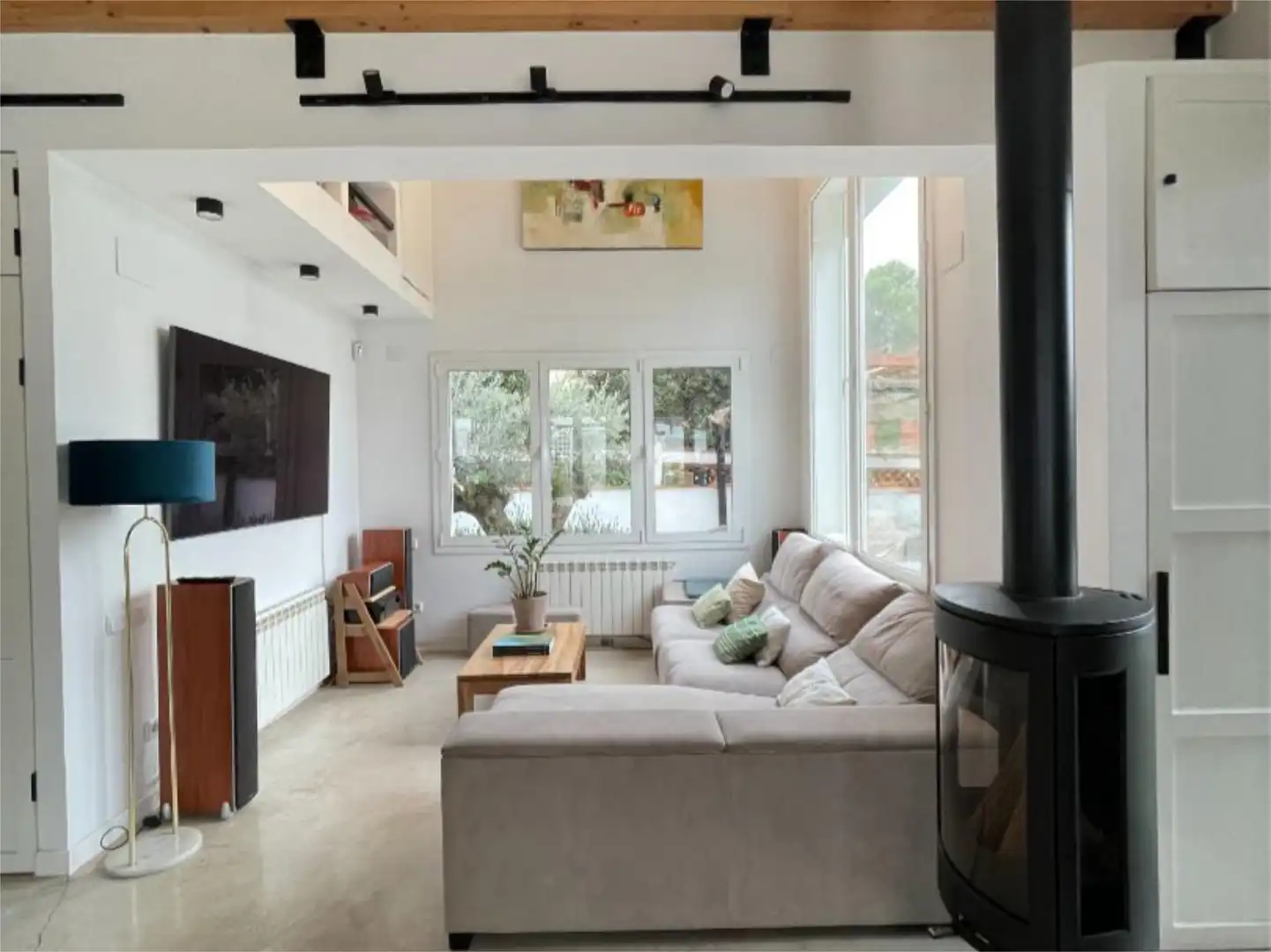 Houses for sale in Carrer Drassanes, 2, Golf - Can Trabal Living room of Houses for sale in Sant Cugat del Vallès with Air Conditioner, Heating and Private garden