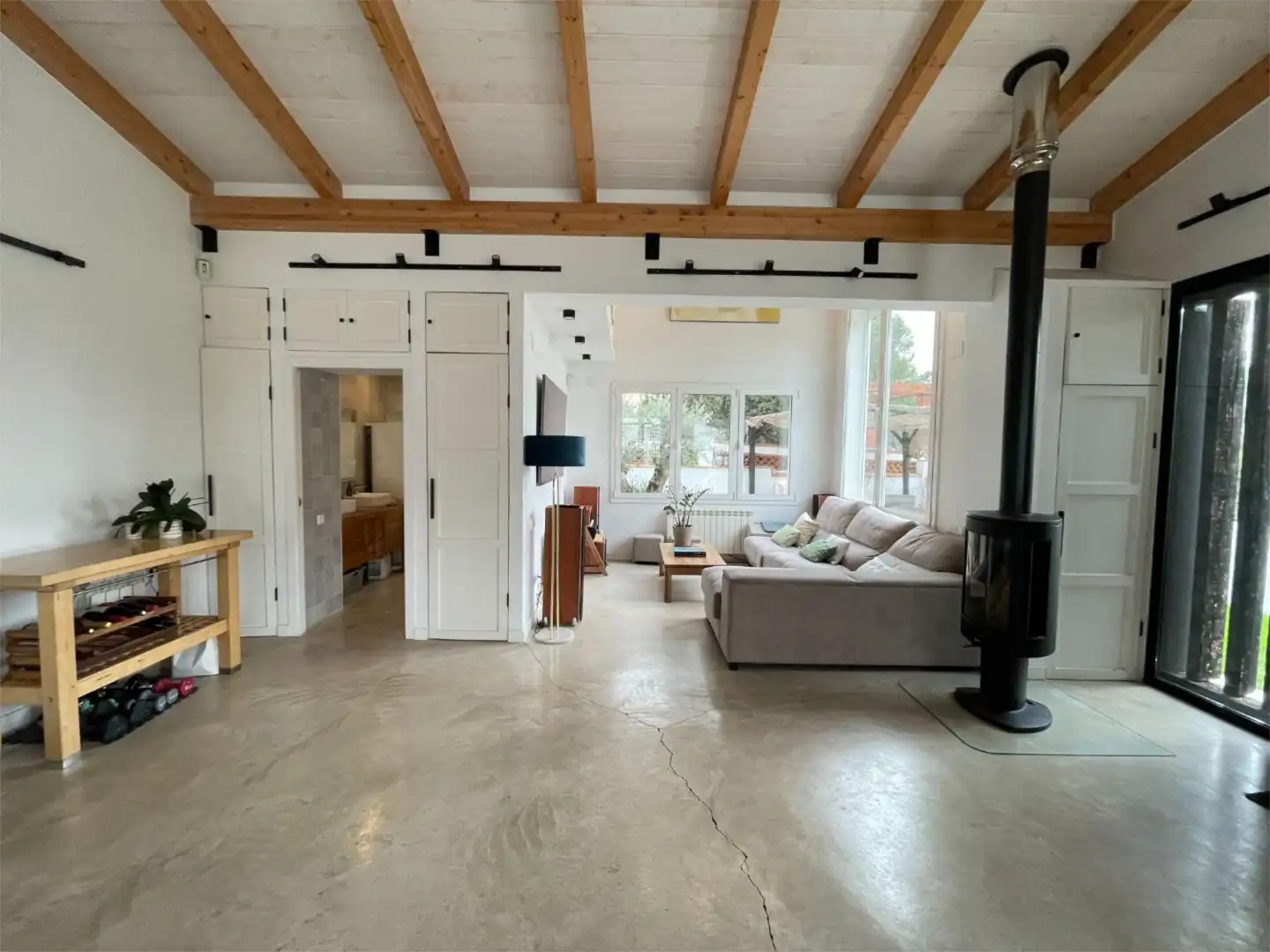 Houses for sale in Carrer Drassanes, 2, Golf - Can Trabal Living room of Houses for sale in Sant Cugat del Vallès with Air Conditioner, Heating and Private garden