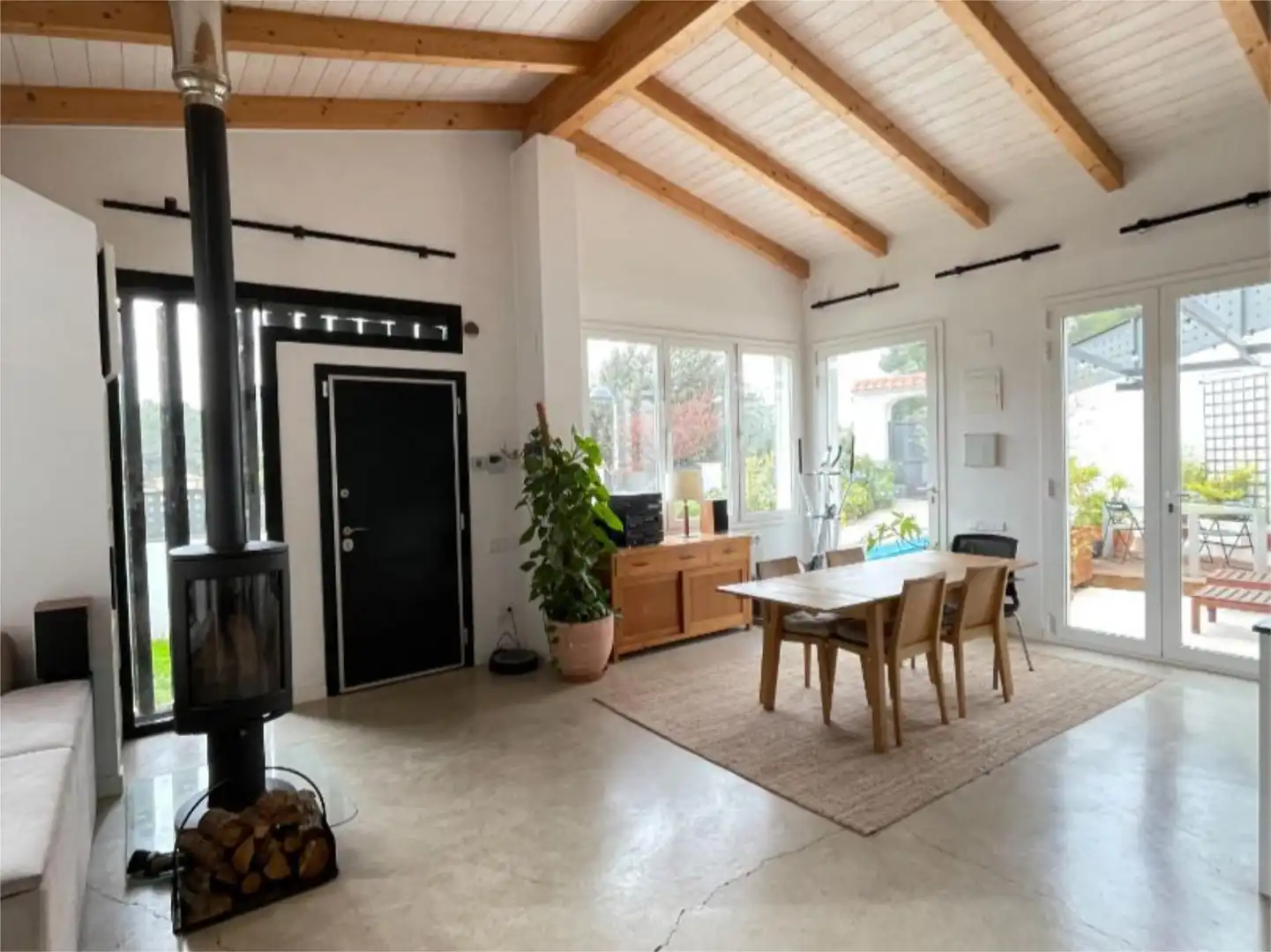 Houses for sale in Carrer Drassanes, 2, Golf - Can Trabal Living room of Houses for sale in Sant Cugat del Vallès with Air Conditioner, Heating and Private garden