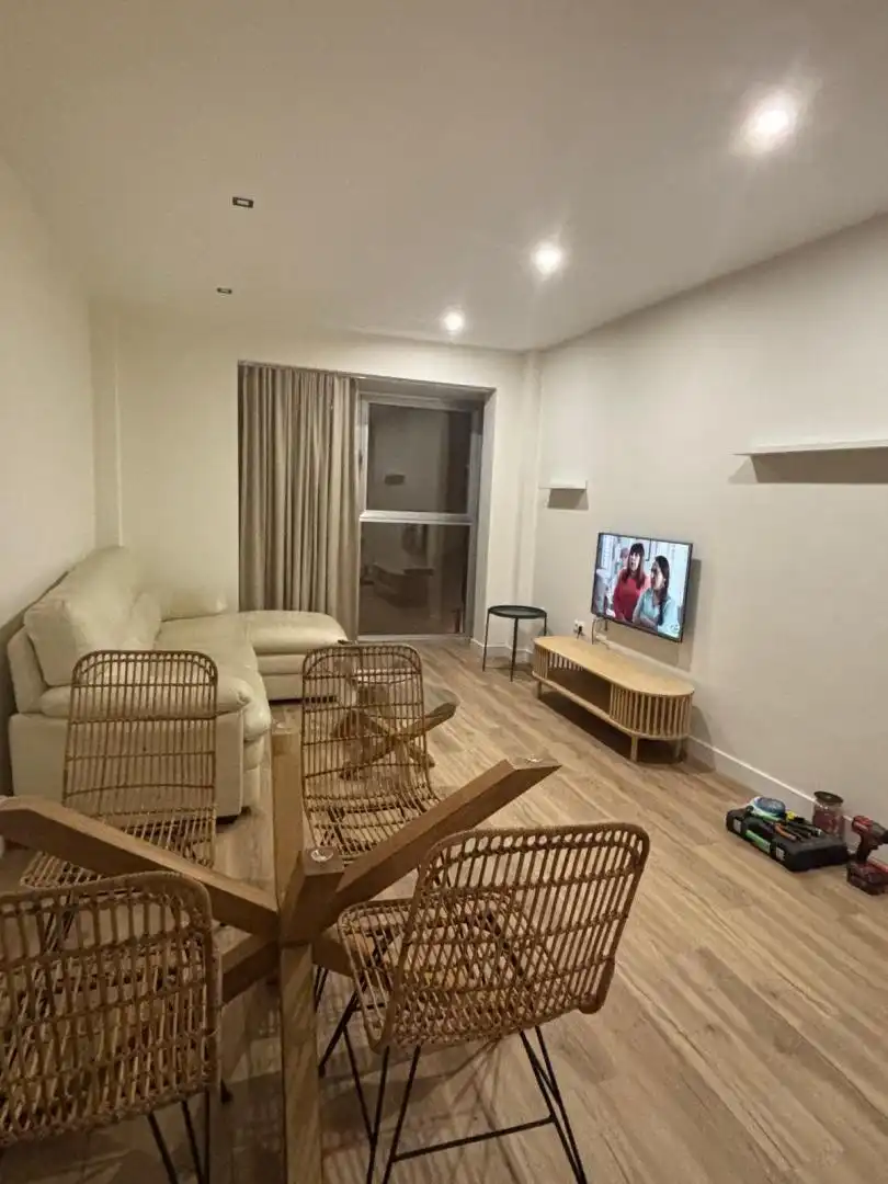 Living room of Flat for sale in Villanueva de la Serena  with Air Conditioner and Balcony