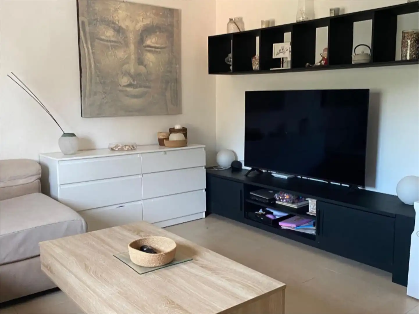 Piso en venta en Diseminado Sa Bassa Roja, 103, Sant Antoni de Portmany Sala de estar de Piso en venta en Sant Antoni de Portmany con Aire acondicionado, Terraza y Balcón