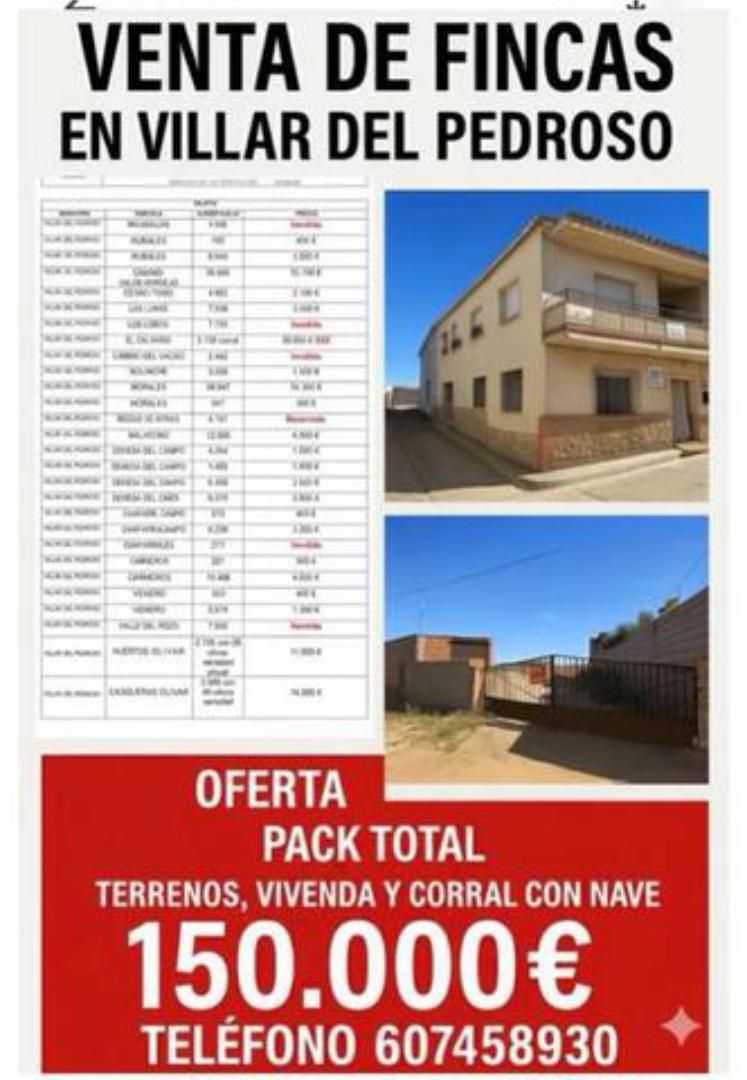 House or chalet for sale in Villar del Pedroso House or chalet for sale in Villar del Pedroso
