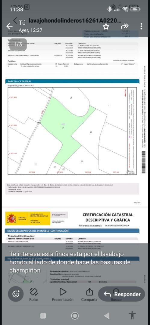 Grundstücke zum verkauf in Casasimarro