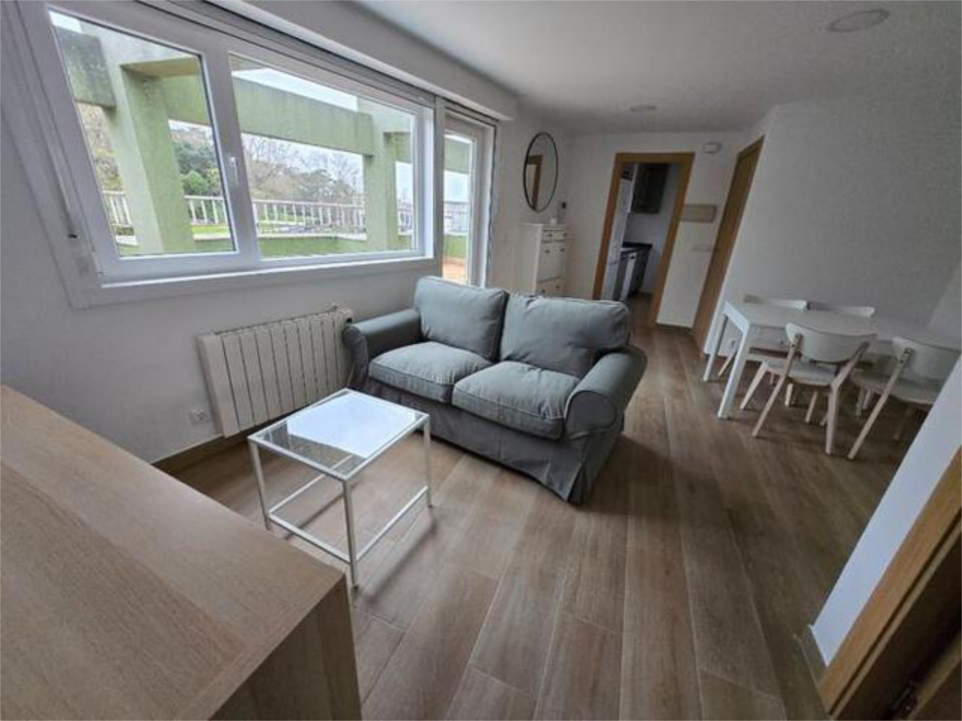 Sala d'estar de Pis de lloguer en A Coruña Capital  amb Calefacció i Moblat