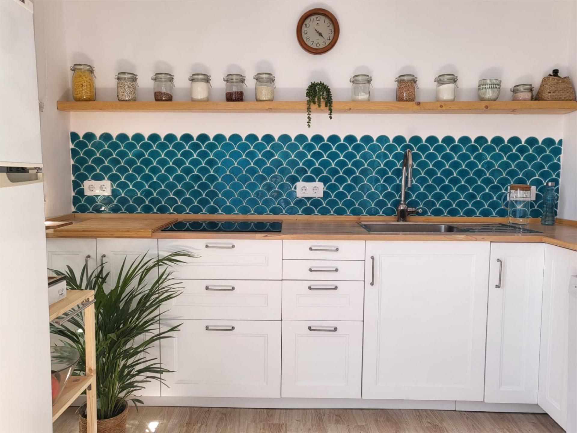 Cuina de Pis en venda en Las Palmas de Gran Canaria amb Parquet, Terrassa i Moblat